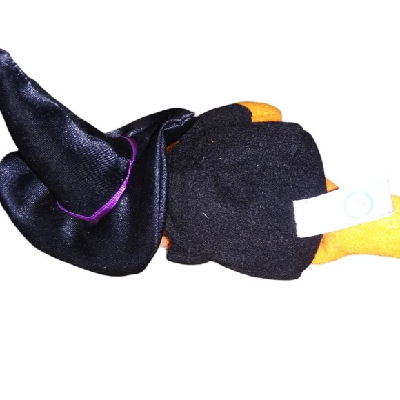 Jerry Elsner BEST WITCHES Stuffed Plush Black & Orange Pumpkin Witch 6 Inch Toy - Picture 4 of 8